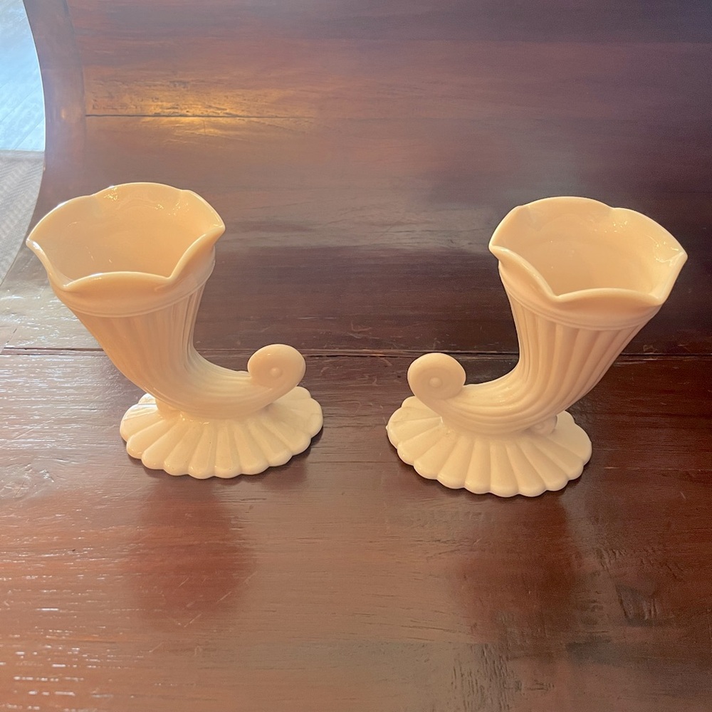 Milk Glass Vases